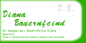 diana bauernfeind business card